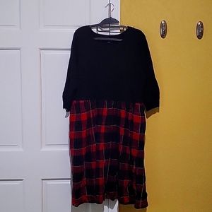 Torrid Christmas Sweater Skater Dress